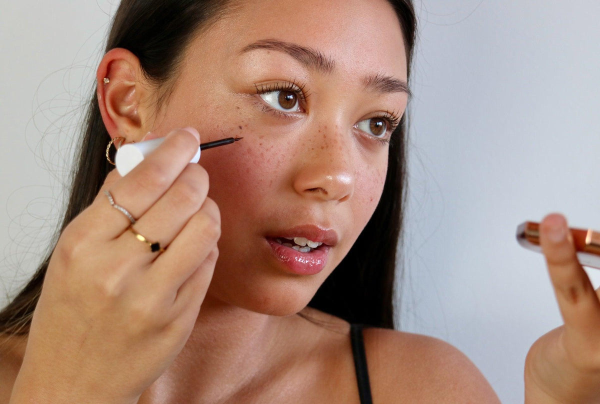 Step by Step guide to applying Faux Freck – Fauxfreck